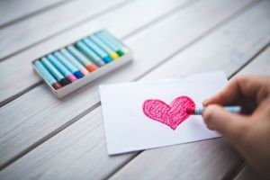 Dibujando un corazón